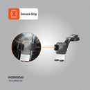 Porodo Crystal Mount Extended Base - Black - ستاند سيارة مناسب لجميع انواع الاجهزة - بورودو