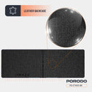 Porodo Crystal Shell Wireless Keyboard - Black - كيبورد لوحة مفاتيح - قابلة للطي - اغلاق مغناطيسي - بلوتوث وايرلس - لجميع اجهزة الايباد والتابلت والاجهزة اللوحية