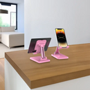 Porodo Desktop Phone & Tablet Stand with Adjustable Telescopic Rod - ستاند لجميع انواع الاجهزة والايبادات - مرأة - قابل للحمل والتسفيط - بورودو