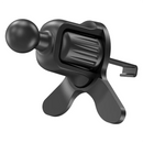 Porodo Dual Mount Magnetic Phone Holder - Black [O]- ستاند سيارة مناسب لجميع انواع الاجهزة - مغناطيس - قاعدة لزق + فتحة تكييف - بورودو