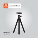 Porodo Flexible Tripod Stand - Black [O] - ستاند ترايبود متنقل للهاتف او الكاميرا - بورودو - متعدد الارتفاعات والزوايا