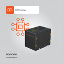 Porodo GaN 5-Port Travel Block Universal Charger - 65w [O] - بلاك حائط شحن دولي - بورودو - 4 منافذ تايب سي - 1 منفذ يو اس بي - 1 منفذ كهرباء - قوة 65 واط - كفالة 24 شهر