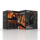 Porodo Gaming ALOMA Wired Gaming Headphones with Soft Over-Ear Foam Pads-Black [O] - سماعة رأس بلوتوث - بورودو - كفالة 12 شهر