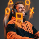 Porodo Gaming ALOMA Wired Gaming Headphones with Soft Over-Ear Foam Pads-Black [O] - سماعة رأس بلوتوث - بورودو - كفالة 12 شهر