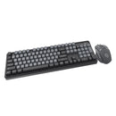 Porodo Gaming Wireless Keyboard Mouse Set 2.4GHz 1600 DPI -Black [O] - كيبورد لوحة مفاتيح + ماوس - بلوتوث وايرلس - لجميع اجهزة الايباد والتابلت والاجهزة اللوحية