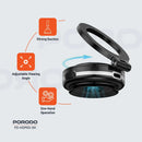 Porodo HS05 Vacuseal MagSafe Magnetic Mount - Black - ستاند سيارة مناسب لجميع انواع الاجهزة - شفط - ماغ سيف - بورودو