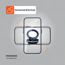 Porodo HS05 Vacuseal MagSafe Magnetic Mount - Black - ستاند سيارة مناسب لجميع انواع الاجهزة - شفط - ماغ سيف - بورودو
