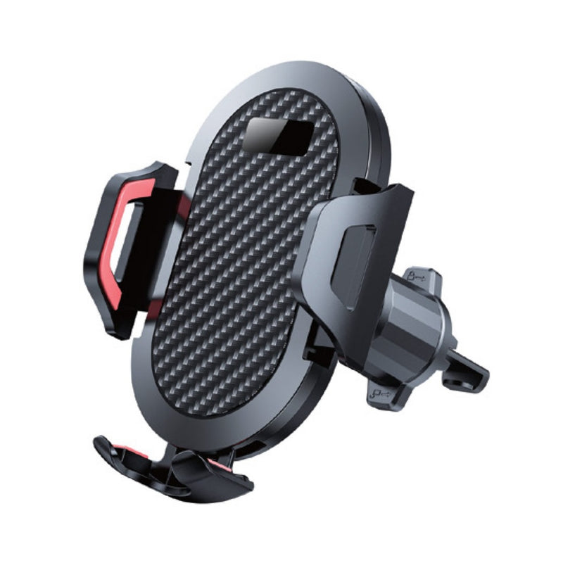Porodo ABS+Silicone 360 Degree Rotatable Universal Car Mount - Black [O]- ستاند سيارة مناسب لجميع انواع الاجهزة - ذراع طويل - بورودو