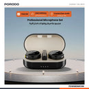 Porodo Lavalier Microphones Type-C Connector With Lightning Adapter [O] - مايكروفون للتصوير - عدد 2 ميكروفون - منفذ شحن تايب سي - بورودو - كفالة 12 شهر