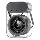 Porodo Lifestyle Chillo Aqua Portable Mist Fan with 500mL Large Water Tank - Black [O] - مروحة متنقلة - 3 سرعات مختلفة + تنك للماء البارد - برودو -  كفالة 12 شهر