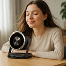 Porodo Lifestyle Chillo Core Desktop Fan with LED Display - Black [O] - مروحة متنقلة - سرعة تبريد عالية - برودو -  كفالة 12 شهر
