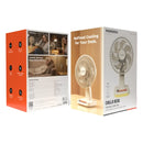 Porodo Lifestyle Chillo Core Desktop Fan with LED Display - Black [O] - مروحة متنقلة - 3 سرعات مختلفة + اضاءة - برودو -  كفالة 12 شهر