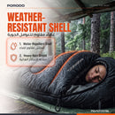 Porodo Lifestyle Lightweight Sleeping Bag with Storage Pouch-Black  [O] - كيس نوم حراري - بورودو