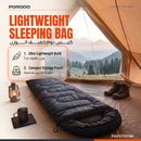 Porodo Lifestyle Lightweight Sleeping Bag with Storage Pouch-Black  [O] - كيس نوم حراري - بورودو