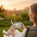 Porodo Lifestyle Lumi Baby Smart Monitor with Camera and Display Screen - Silver [O] - كاميرا داخلية + شاشة  برودو - كفالة 24 شهر