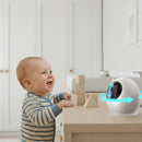 Porodo Lifestyle Lumi Baby Smart Monitor with Camera and Display Screen - Silver [O] - كاميرا داخلية + شاشة  برودو - كفالة 24 شهر