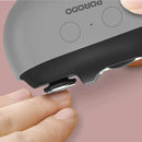 Porodo Multi-Function Electric Nail Clipper [O] - جهاز تجميل كهربائي بمزدوج الرأس مغناطيسي من بورودو - بيج - كفالة 24 شهر