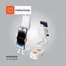 Porodo Lifestyle LumiSnap Foldable RGB Fill Light with Phone Stand - BLACK - اضاءة - للتصوير - ستاند للتليفون - بورودو - اضاءات مختلفة