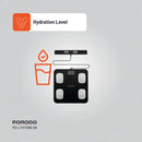 Porodo Lifestyle Precise Analysis Smart Scale - Black - ميزان ذكي - بورودو - كفالة 24 شهر