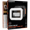 Porodo Lifestyle RingLight with Tripod (Black) [O]- اضاءة - للتصوير - متوافقة مع جميع الاجهزة