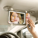 Porodo Lifestyle Shinevibe LED Car Makeup Mirror - Clear مرايا مع اضاءة ميك اب  - بورودو - كفالة 24 شهر