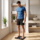 Porodo Lifestyle Somafit Sync Smart Bluetooth Body Scale With 17 Body Metrics & Mobile App Sync Black - ميزان الصحة الذكي - برودو  - كفالة 24 شهر