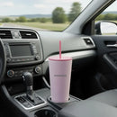 Porodo Lifestyle Stainless Steel Double Wall Tumbler - 710ml - Pink - كوب - بورودو لايف ستايل - مصنوع من الفولاذ المقاوم للصدأ