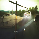 Porodo Lifestyle Sunlite Solar-Powered Rechargeable Outdoor LED Light - Grey [O]- مصباح  خارجي بالطاقة الشمسية وإعادة الشحن - كفالة 24 شهر