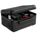 Porodo Lifestyle Travel Makeup Bag with Detachable LED Mirror - Black [O] - حافظة مكياج السفر من  مع مرآة قابلة للفصل - أسود - كفالة 24 شهر