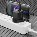 Porodo PD 20W USB QC3.0 UK Fast Charger with C to C Cable - Black - بلاك شاحن حائط + سلك شحن تايب سي - طول 1.2 متر - بورودو - كفالة 12 شهر