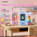 Porodo Piko Piko Rechargeable Video Walkie-Talkie - Pink & Blue [O] - جهاز اتصال لاسلكي للأطفال - قابل لاعادة الشحن - بورودو - كفالة 24 شهر