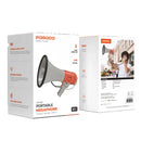 Porodo Portable Megaphone - Orange [O] - ميكروفون - مكبر صوت - بورودو - كفالة 24 شهر