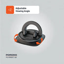 Porodo Rotatable Mobile Phone Bracket - Black [O]- ستاند سيارة + مكتب مناسب لجميع انواع الاجهزة - بورودو