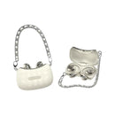 Porodo Soundtec Hand Bag ENC Earbuds - Biege - سماعة بورودو - بلوتوث - تصميم جنطه نسائيه - كفالة 24 شهر