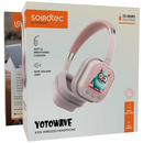 Porodo Soundtec Yotowave Kids Wireless Headphone - Pink - سماعة رأس بلوتوث - للأطفال - بورودو - كفالة 24 شهر