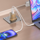 Porodo Tezclarte Quick Wall Charger 30W Dual-Port Fast Charging  - Khaki - بلاك شاحن حائط - فتحتين للشحن 30 واط - بورودو - كفالة 24 شهر
