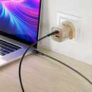 Porodo Tezclarte Quick Wall Charger 30W Dual-Port Fast Charging  - Khaki - بلاك شاحن حائط - فتحتين للشحن 30 واط - بورودو - كفالة 24 شهر