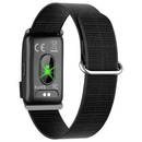 Porodo Trackfit Pro Smart Bracelet Fitness Tracker with Display App - Black [O] - سوار ذكي - متابعة الصحة + النشاط البدني - بورودو - كفالة 24 شهر