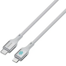 Porodo USB-C to Lightning Charging & Data Cable PD 27W 1m - Grey - سلك شحن ايفون  تايب سي - برودو - كفالة سنتين - طول 1 متر