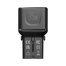 Porodo Universal Travel Pocket Charger - Black  - شاحن حائط دولي - منفذين للشحن الذكي والسريع - قوة 35 واط - كفالة 24 شهر