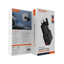 Porodo Universal Travel Pocket Charger - Black  - شاحن حائط دولي - منفذين للشحن الذكي والسريع - قوة 35 واط - كفالة 24 شهر
