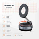 Porodo Vacuseal Rotate-Lock MagSafe Mount - Black [O] - ستاند سيارة مناسب لجميع انواع الاجهزة - شفط بدون شحن - بورودو