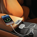 Porodo Velano Car Charger with Dual USB-C Ports - Black [O] - شاحن سيارة - خاصية التتبع للاندرويد والايفون - منفذين تايب سي - قوة 30 واط - كفالة 12 شهر