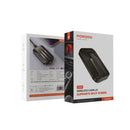 Porodo Wireless Carplay Supports Split Screen - Black - وصلة كار بلاي - بلوتوث - 2 في 1 - يو اس بي + تايب سي - كفالة 12 شهر