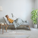 Porodo 360° Multifunctional Phone & Tablet Holder with Extebdable Pole - White - ستاند منزل ومكتب لجميع انواع الاجهزة
