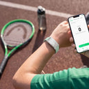 Porodo TrackFit Arc Smart Fitness Tracker With Silicone Strap Green [O] - سوار ذكي - متابعة الصحة + النشاط البدني - بورودو - كفالة 24 شهر