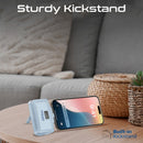 Promate Dual Folding USB-C & Lightning Power Bank 10000mAh Blue [BO] - بطارية متنقلة - مع شاحن تايب سي + شاحن ايفون - سعة 10000 ملي امبير + شاشة رقميه - لأجهزة الاندرويد والايفون - كفالة 24 شهر