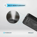 Powerology 27000mAh Solar Wireless Charging Power Bank PD 20W Black [O] - بطارية متنقلة سعة 27الف + شحن بالطاقة الشمسية - شحن لاسلكي  - قوة 20واط - باورولوجي - كفالة 24 شهر