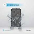 Powerology 27000mAh Solar Wireless Charging Power Bank PD 20W Black [O] - بطارية متنقلة سعة 27الف + شحن بالطاقة الشمسية - شحن لاسلكي  - قوة 20واط - باورولوجي - كفالة 24 شهر