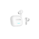 Powerology 6 Mic Hybrid ANC + ENC True Wireless Buds - White [O] - سماعة باورولوجي - بلوتوث - خاصيه عزل الضوضاء - تدعم التحكم باللمس - كفالة 24 شهر